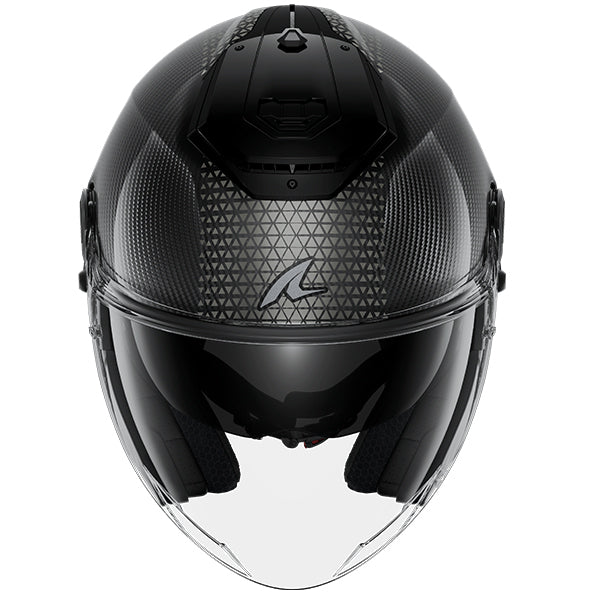 Shark RS Jet Carbon Open Face Helmet Ikonik Black / Anthracite - FREE UK Shipping, FREE 365 Day Returns | Moto Central