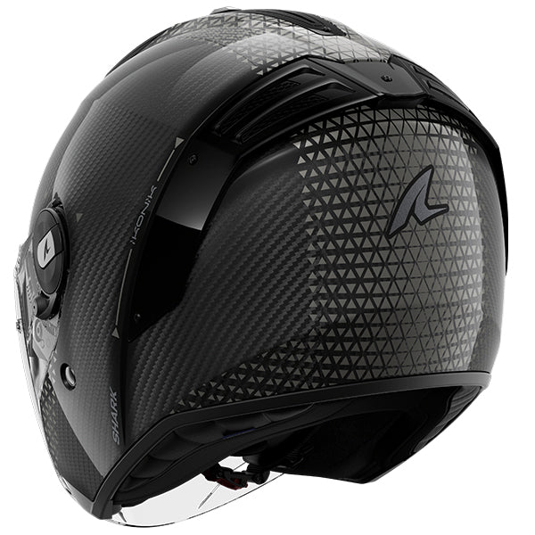 Shark RS Jet Carbon Open Face Helmet Ikonik Black / Anthracite - FREE UK Shipping, FREE 365 Day Returns | Moto Central