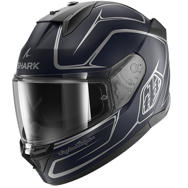 Shark x Troy Lee Designs D-Skwal 3 Full Face Helmet Drone Black / Silver