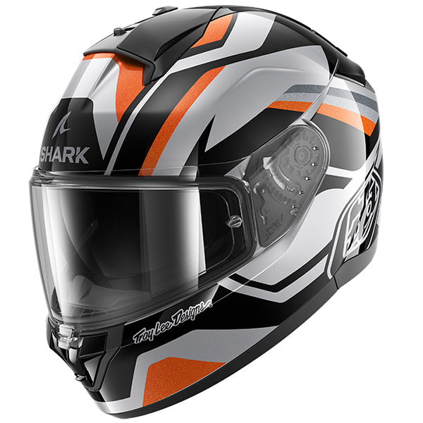 Shark x Troy Lee Designs Ridill 2 Full Face Helmet Apex Silver / Black / Orange