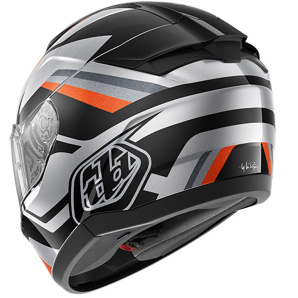 Shark x Troy Lee Designs Ridill 2 Full Face Helmet Apex Silver / Black / Orange