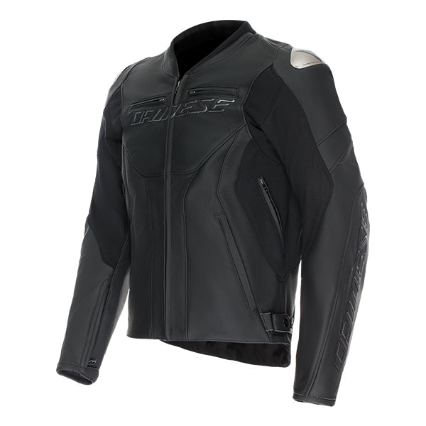 Dainese Racing 5 Leather Jacket Black FREE UK Delivery, FREE 365 Day Returns | Moto Central