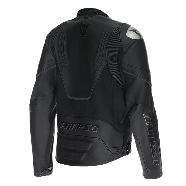 Dainese Racing 5 Leather Jacket Black FREE UK Delivery, FREE 365 Day Returns | Moto Central