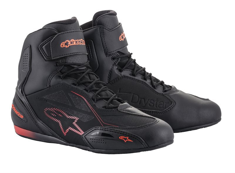 Alpinestars Faster-3 Drystar Shoes Black / Fluo Red