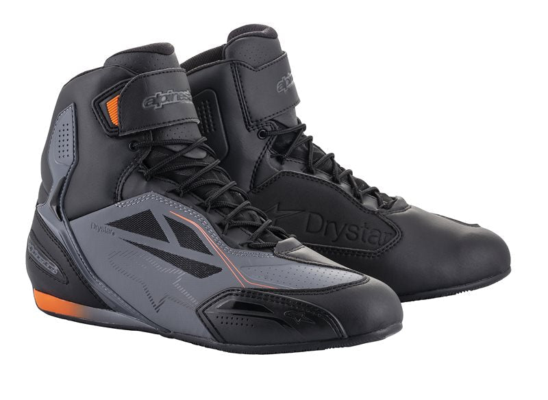 Alpinestars Faster-3 Drystar Shoes Black / Cool Grey / Fluo Orange