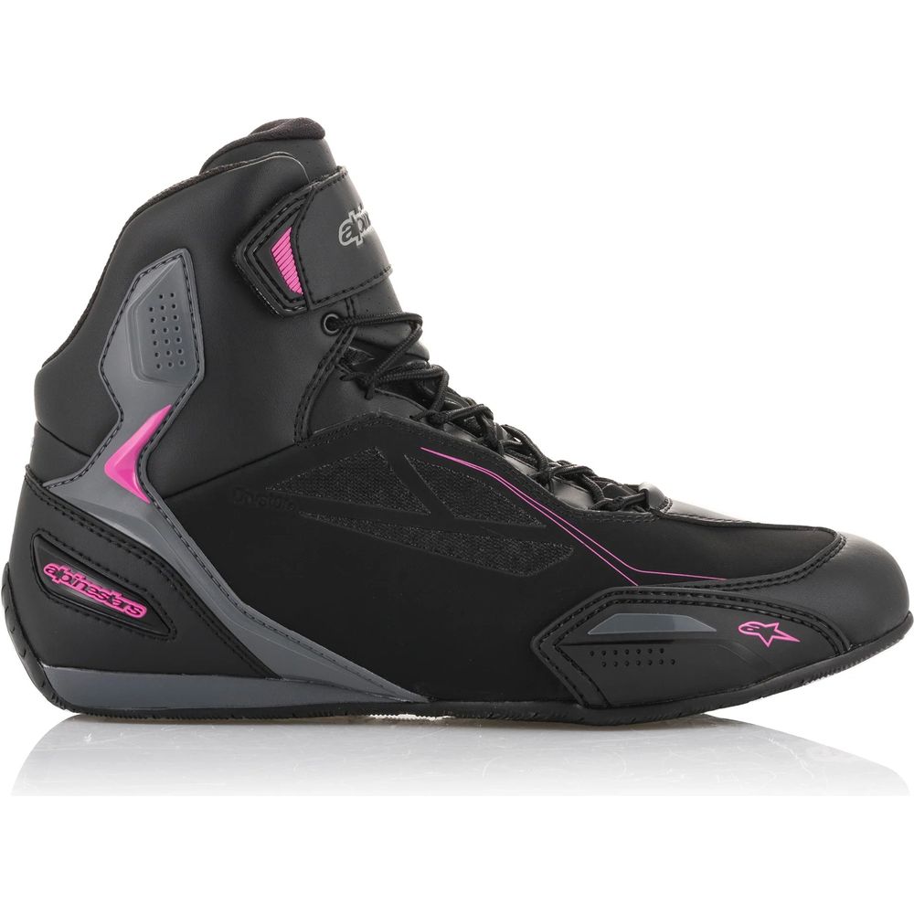 Alpinestars Stella Faster 3 Drystar Ladies Shoes Black / Dark Grey / Fuchsia