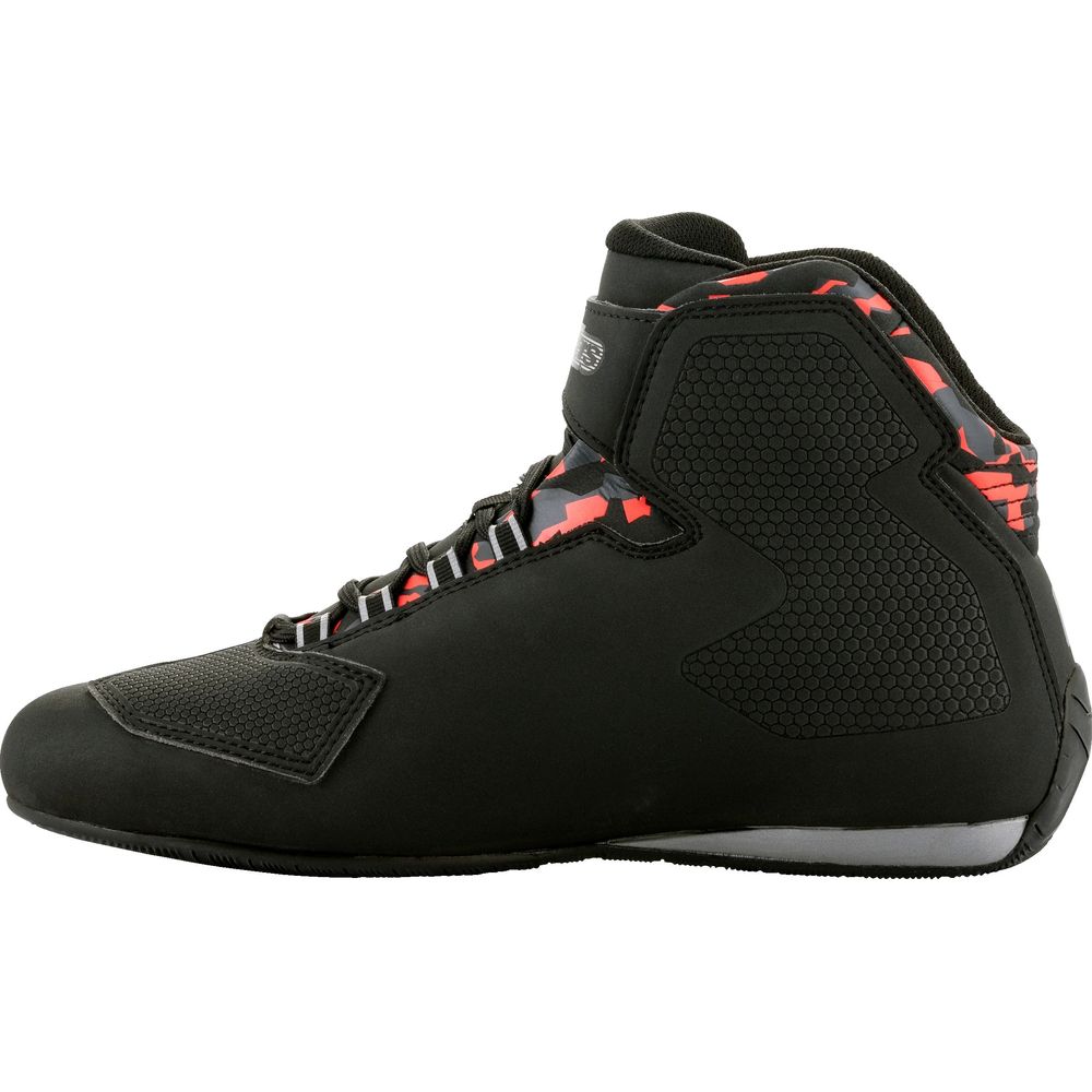 Alpinestars Sektor Waterproof Riding Shoes Black / Dark Grey / Fluo Red