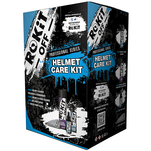 ROKiT Off Helmet Care Kit - FREE UK Shipping, FREE 365 Day Returns | Moto Central