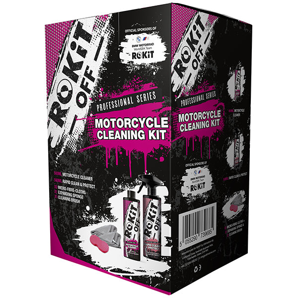 ROKiT Off Motorcycle Cleaning Kit - FREE UK Shipping, FREE 365 Day Returns | Moto Central