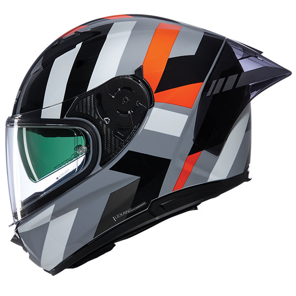 Nolan N60-6 Sport Dinamico Full Face Helmet Grey / Orange / Black