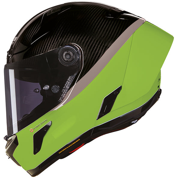 Nolan X-804 RS DOC Full Face Helmet Carbon / Fluo Yellow