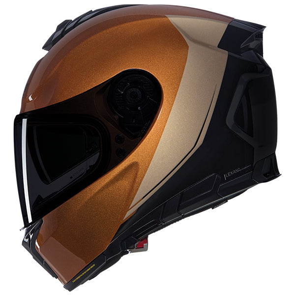 Nolan N80-8 Vern Speciale Full Face Helmet Orange / Beige / Black - FREE UK Shipping, FREE 365 Day Returns | Moto Central