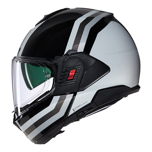 Nolan N120-1 Lineo Modular Flip-Up Helmet Black / White / Silver