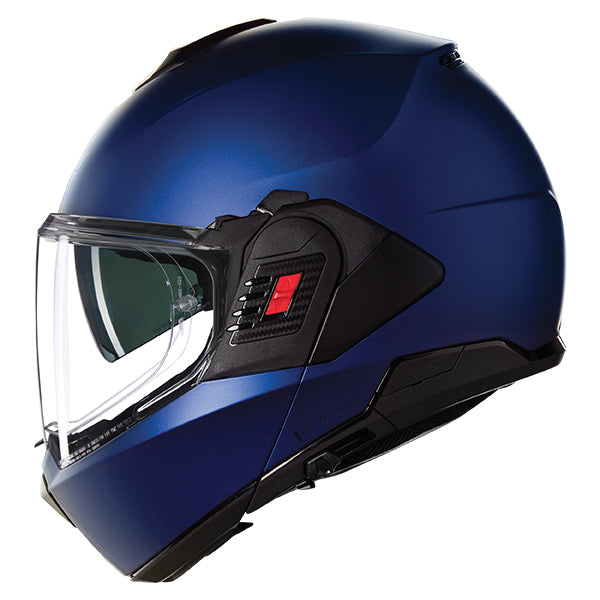 Nolan N120-1 Classico Nobile Modular Flip-Up Helmet Matt Blue - FREE UK Shipping, FREE 365 Day Returns | Moto Central