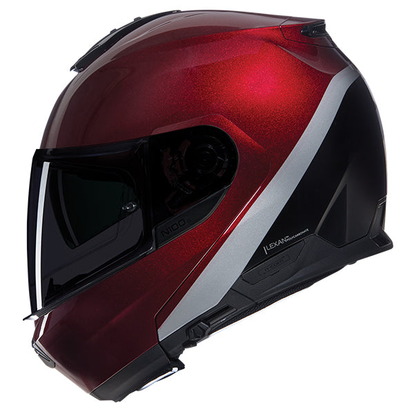 Nolan N100-6 Vern Speciale Modular Flip-Up Helmet Red / Black / Silver