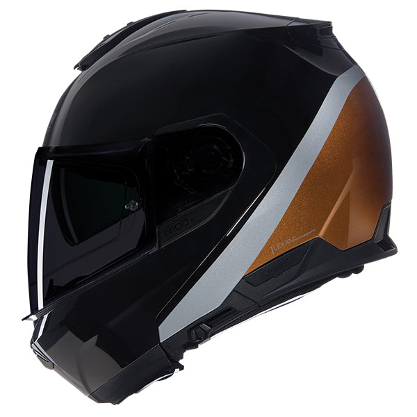 Nolan N100-6 Vern Speciale Modular Flip-Up Helmet Black / Orange / Grey