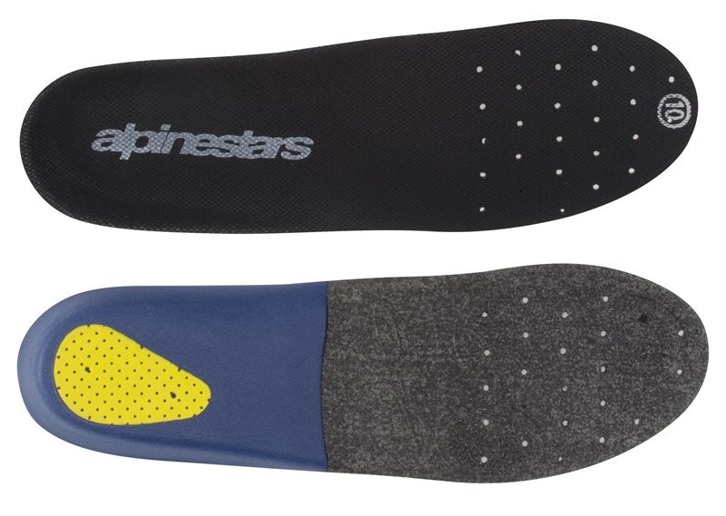 Alpinestars Footbed For Tech 10 Shoes Anthracite / Blue / Fluo Yellow