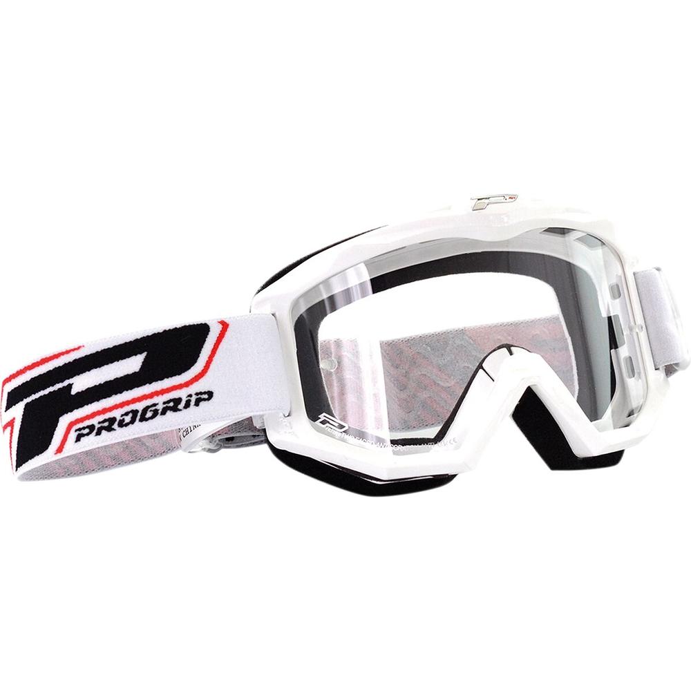 Pro Grip Atzaki 3201 Raceline Goggles White