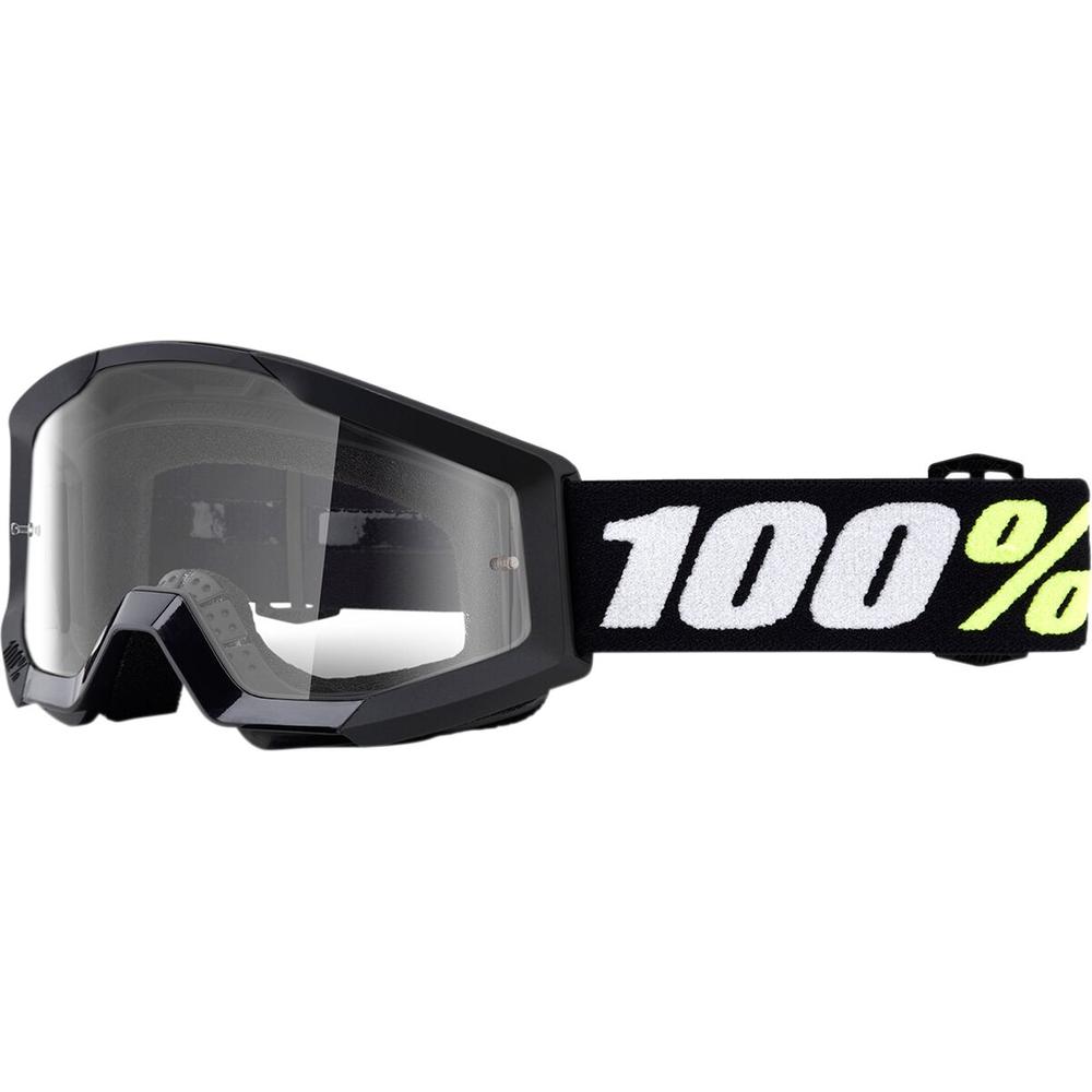 100% Strata Mini Goggles Black / Clear