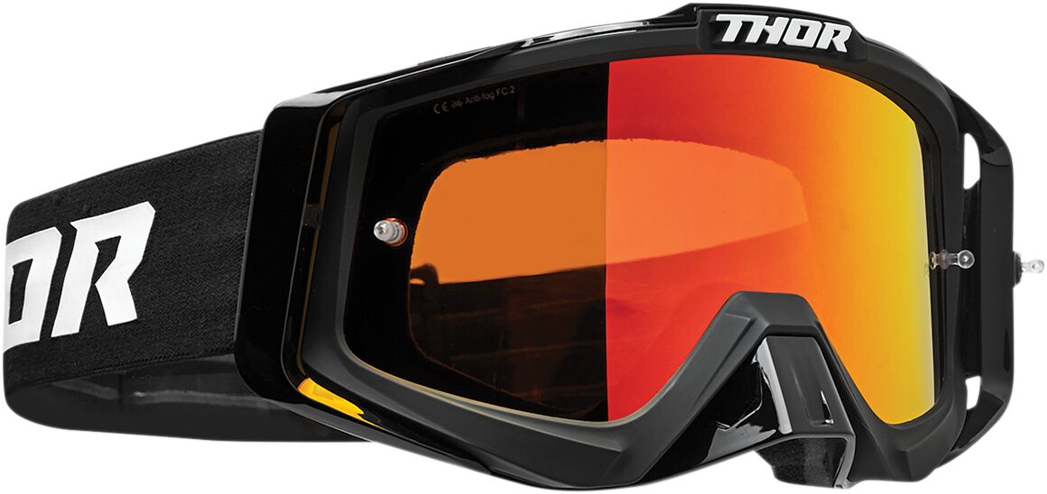 Thor Sniper Pro Goggles Black - FREE UK Shipping, FREE 365 Day Returns | Moto Central