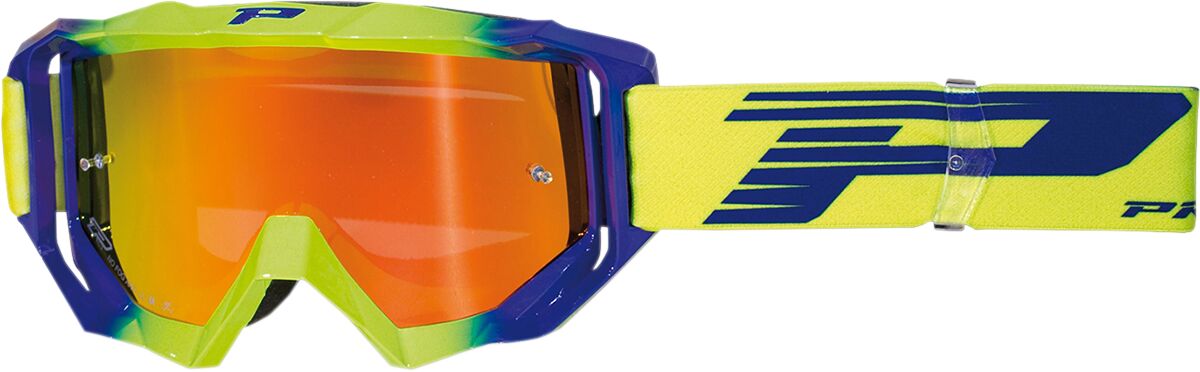 Pro Grip Venom Goggles Fluo Yellow / Blue