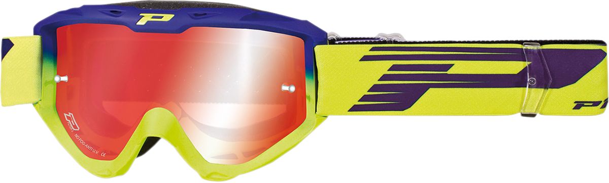 Pro Grip Goggles Riot Electric Blue / Fluo Yellow