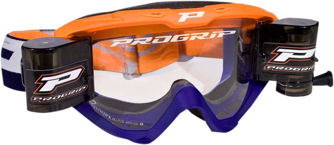 Pro Grip Goggles Riot Roll-Off Fluo Orange / Black