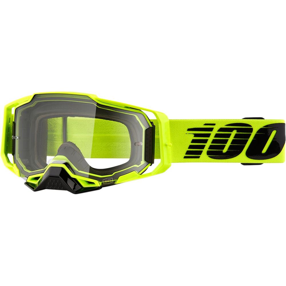 100% Armega Nuclear Citrus Goggle Black / Fluo Yellow