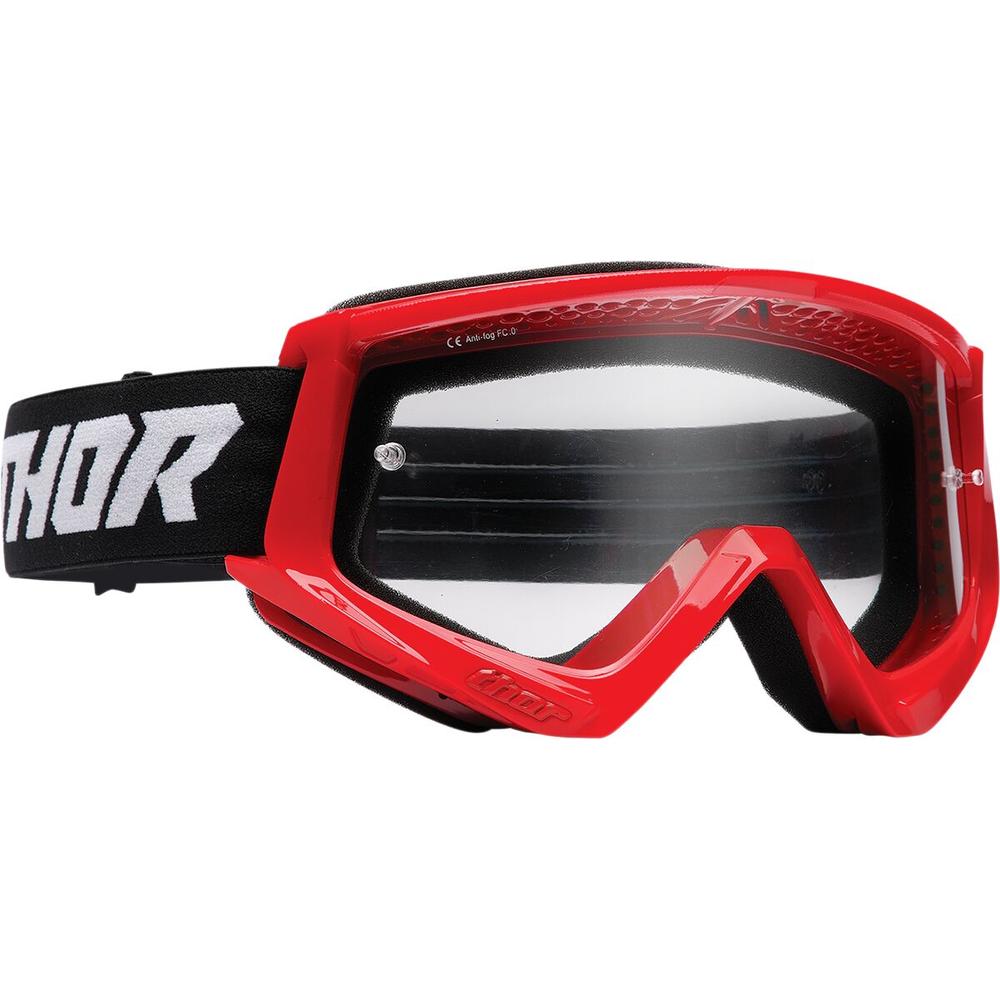 Thor Combat Racer Clear Lens Goggles Black / Red