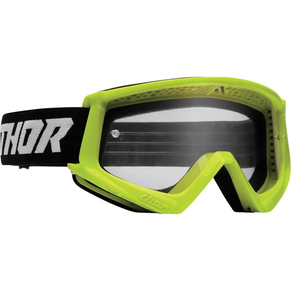 Thor Combat Racer Clear Lens Goggles Black / Fluo Acid