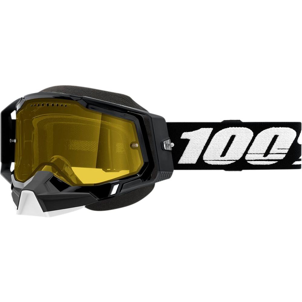 100% Racecraft 2 Snow Goggles Black / Yellow