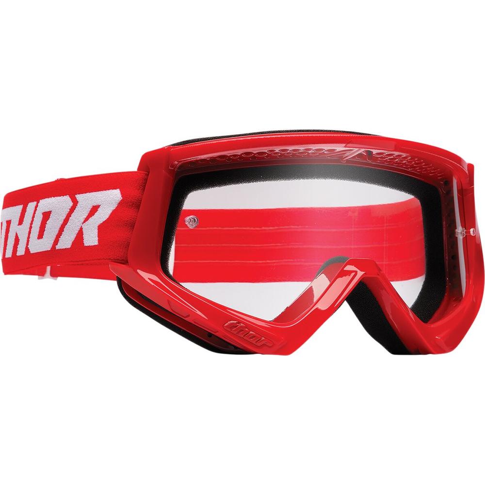 Thor Combat Racer Youth Goggles Red / White