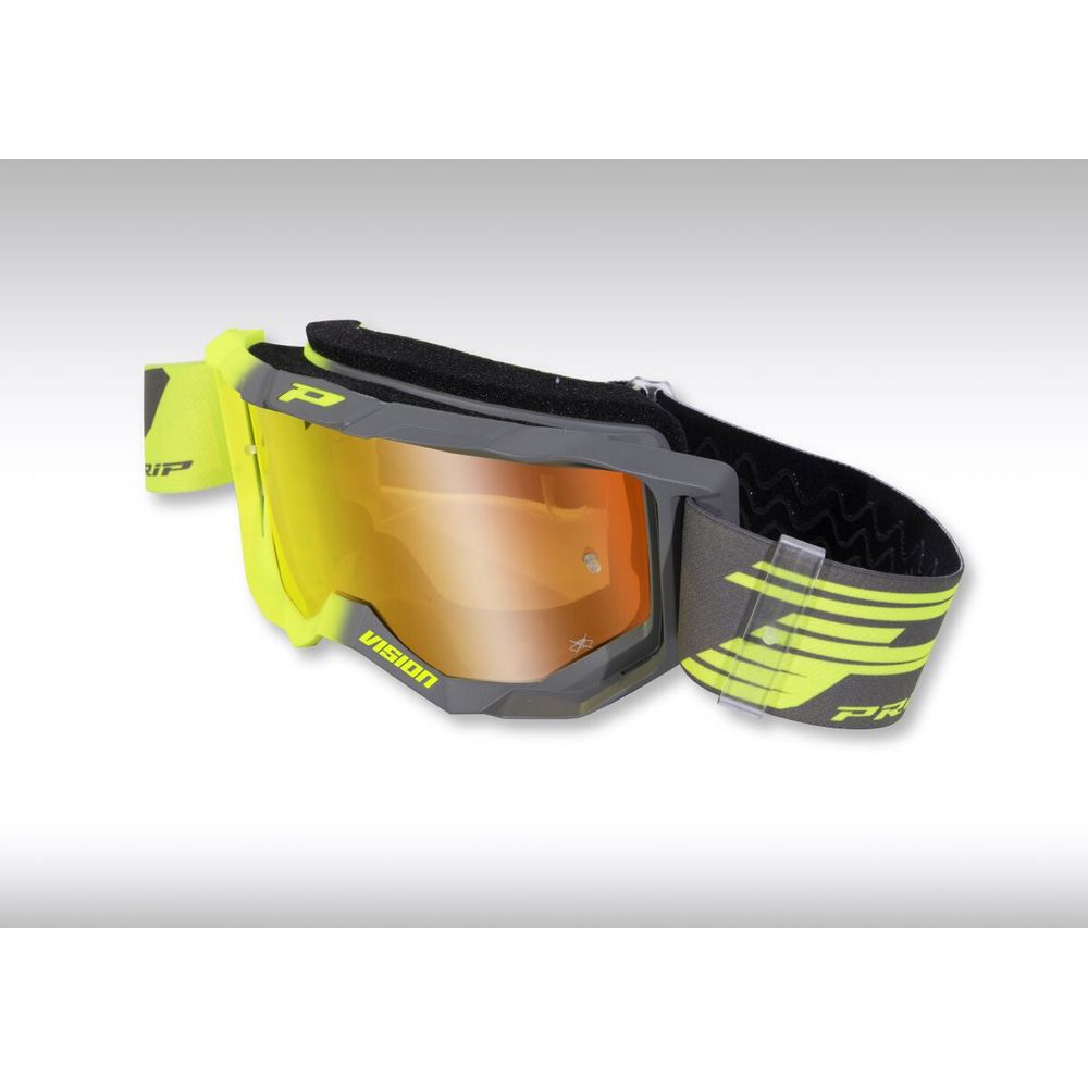 Pro Grip 3300 Goggles Fluo Yellow / Mirror Grey