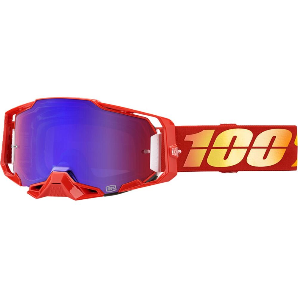 100% Armega Nuketown Goggle Red / Yellow