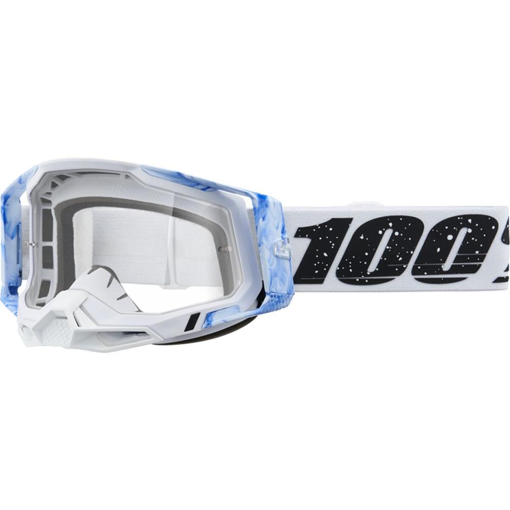 100% Racecraft 2 Mixos Goggle Blue / White / Clear