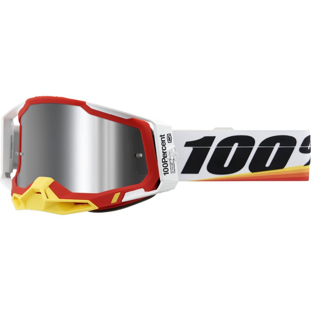 100% Racecraft 2 Arsham Red Goggle Red / White / Yellow