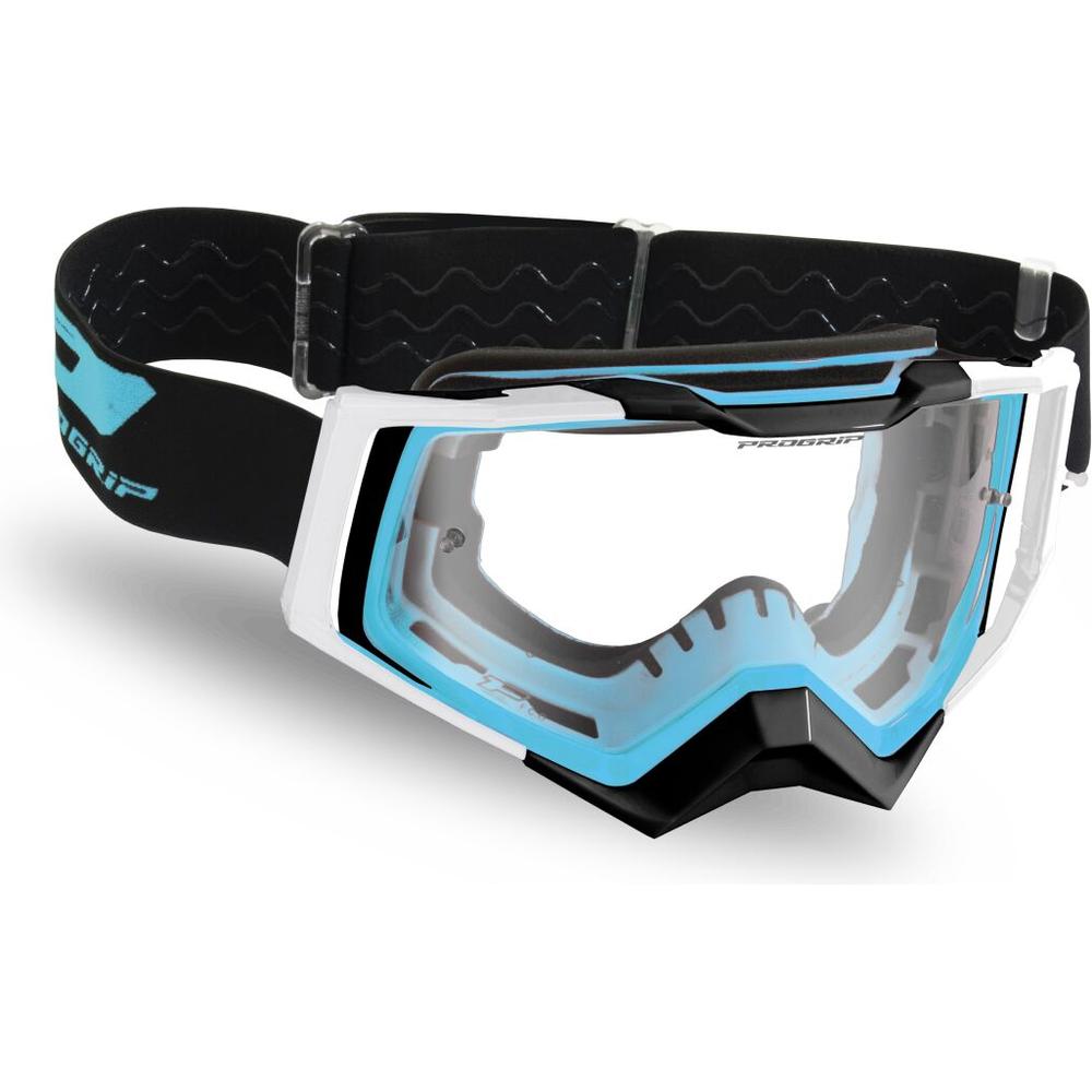 Pro Grip Rapid 3309 Goggles Black / Turquoise / White / Clear