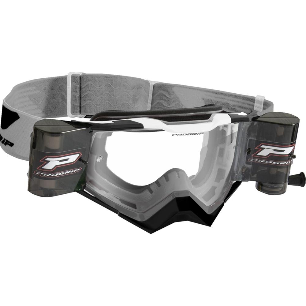 Pro Grip Rapid 3309 Goggles With Roll-Off System Black / Grey - FREE UK Shipping, FREE 365 Day Returns | Moto Central