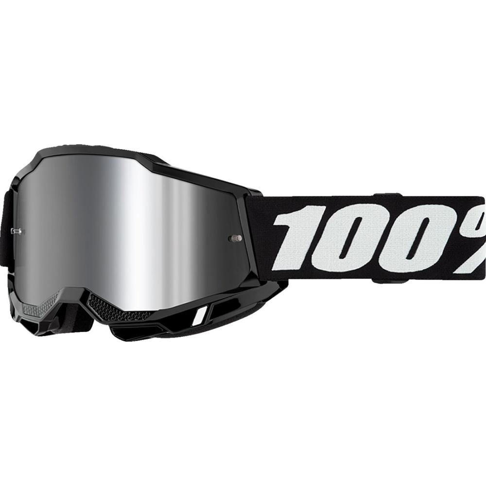 100% Accuri 2 Session Goggles Black / Mirror Silver