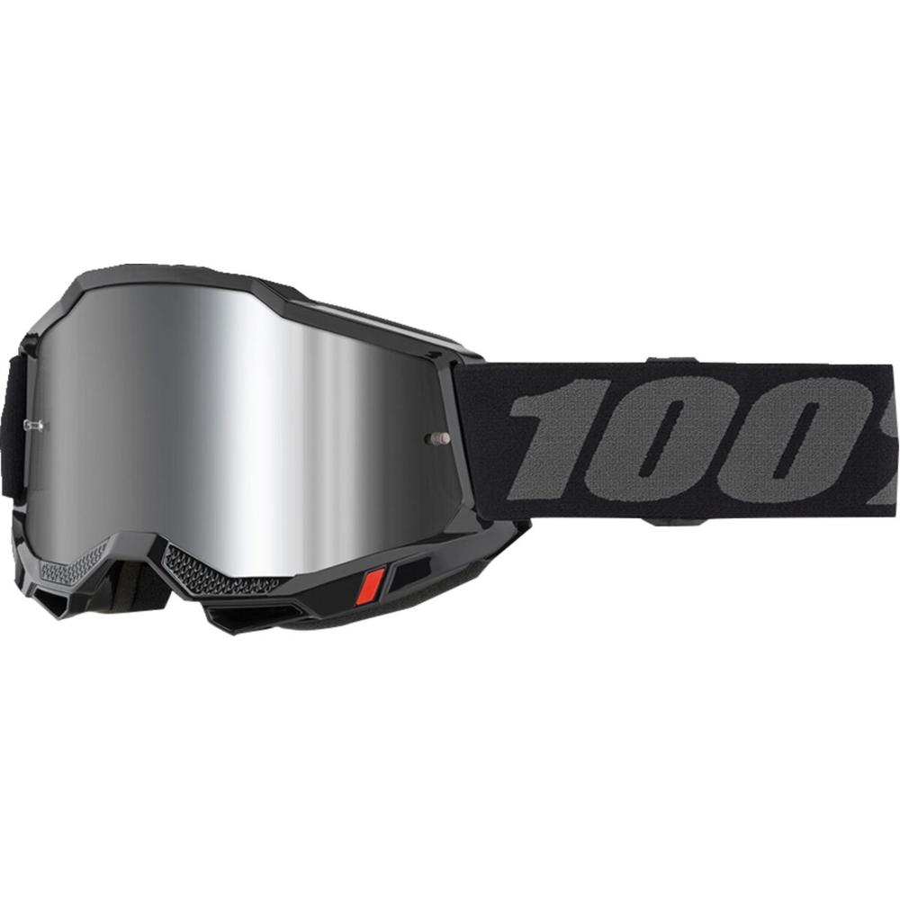 100% Accuri 2 Goggles Black / Mirror Silver