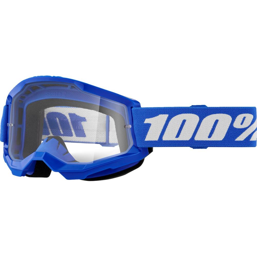 100% Strata 2 Goggle Blue / Clear