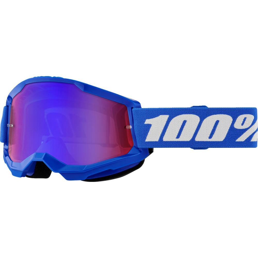 100% Strata 2 Goggle Blue / Mirror Red / Blue