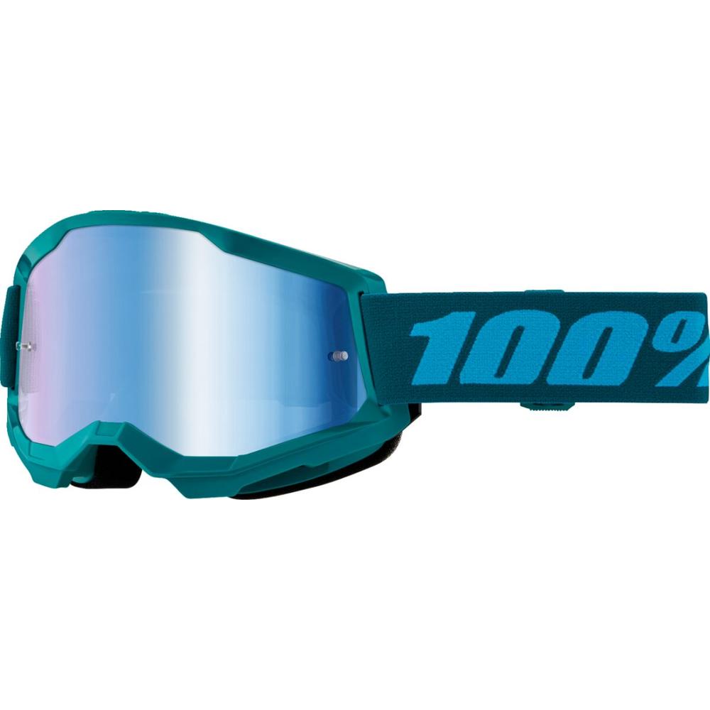 100% Strata 2 Stone Goggle Teal / Mirror Blue