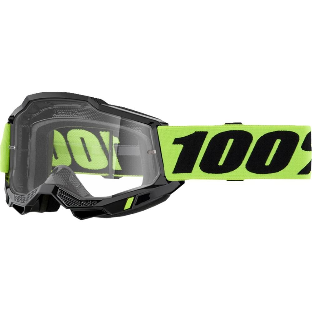 100% Accuri 2 OTG Goggle Black / Fluo Yellow / Clear