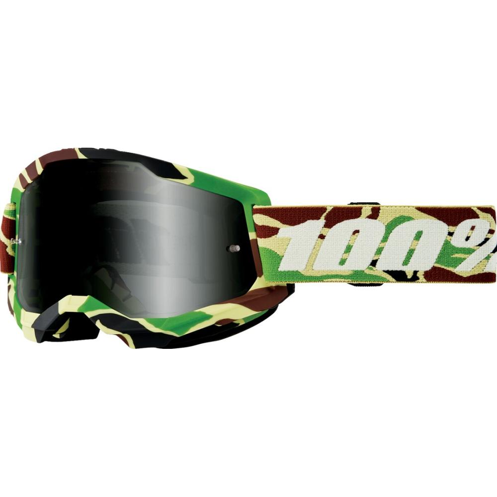 100% Strata 2 Sand War Camo Goggle Black / Brown / Green / Tan