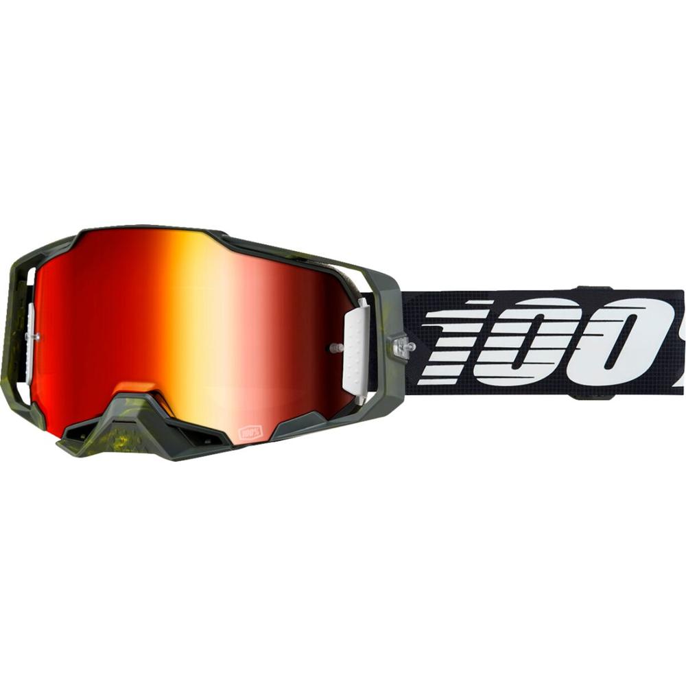 100% Armega Soledad Goggle Green / Mirror Red