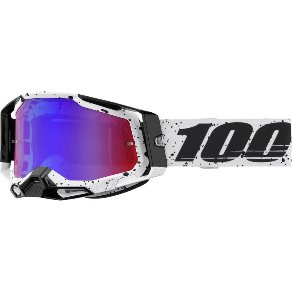 100% Racecraft 2 Trinity Goggle Black / White