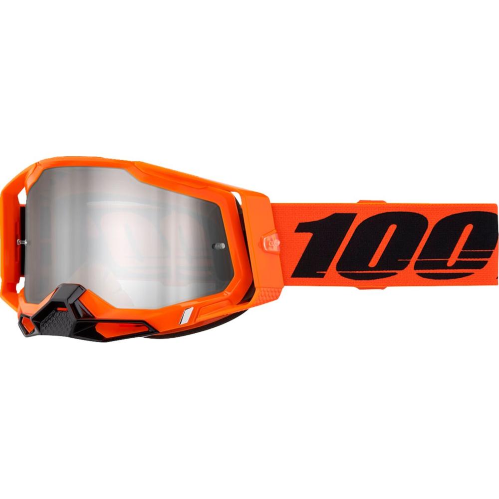 100% Racecraft 2 Goggle Black / Orange / Mirror Silver