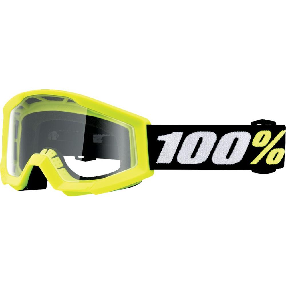 100% Strata Mini Goggle Yellow / Clear