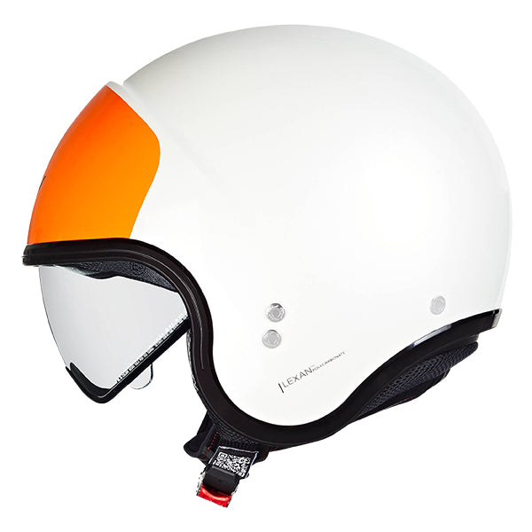 Nolan N21 06 Vern Speciale Open Face Helmet White / Orange